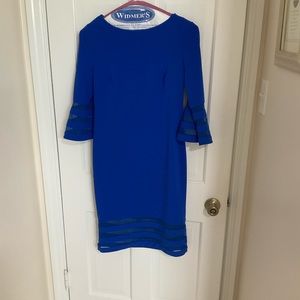 Calvin Klein royal blue cocktail dress